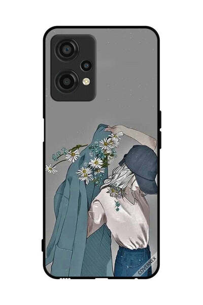 Covernex غطاء حماية لهاتف OnePlus Nord CE 2 Lite 5G، رسم فتاة ترتدي معطفًا