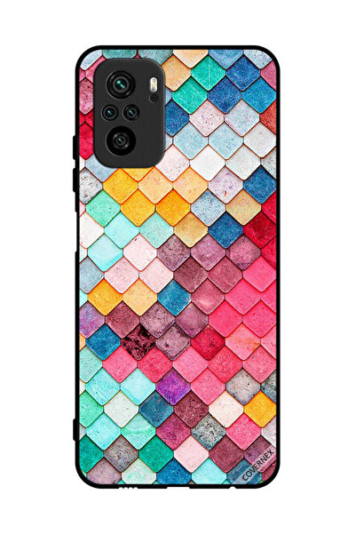 Covernex غطاء حماية لهاتف Poco M5s 4G بنمط مربع ماسي