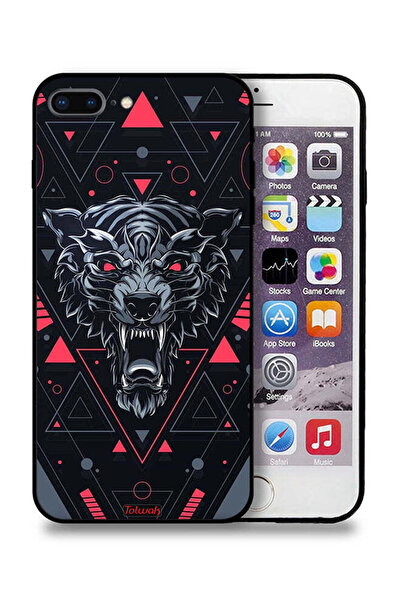 Tolwak غطاء حماية لجهاز Apple iPhone 7 Plus بتصميم الذئب المتمرّد