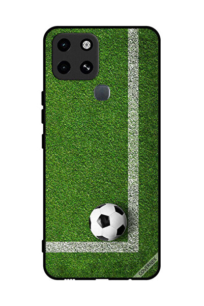 Covernex غطاء حماية لهاتف Infinix Smart 6 مع كرة قدم في الزاوية