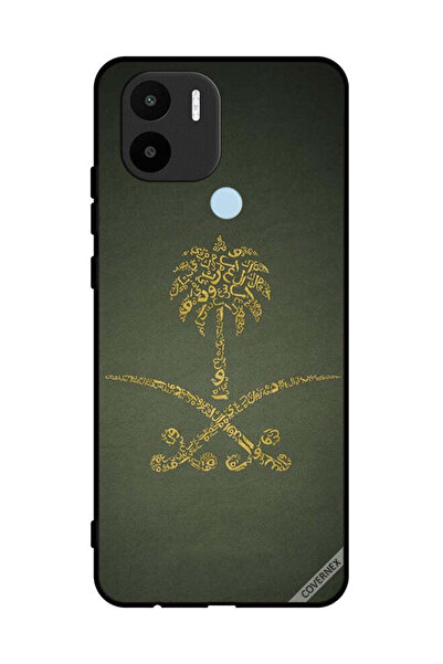 Covernex غطاء حماية لهاتف شاومي ريدمي A1 بلس، لافتة وطنية سعودية عتيقة