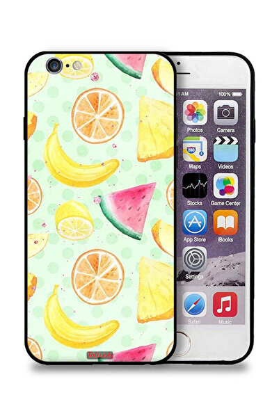Tolwak غطاء حماية لجهاز Apple iPhone 6/6s بتصميم فن الألوان المائية بالفواكه