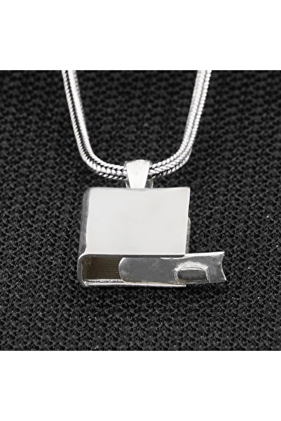 shop Açılabilir Cevşen Muskalık Kare 925 Ayar Gümüş Erkek Kolye
