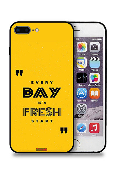 Tolwak جراب حماية لجهاز Apple iPhone 7 Plus - كل يوم هو بداية جديدة