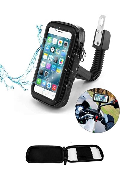 Universal Su Geçirmez Bisiklet Motorsiklet Atv Motosiklet Telefon Tutucu Tutacağı ( XL )