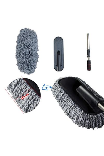 Mobil Dünyası Ally Microfiber Tassel Car Wash Cleaning Brush Dusting Brush-(- Dgl4218-1380