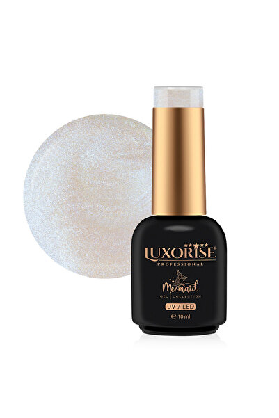 LUXORISE Mermaid Semi-Permanent Nail Polish - Seashell Shimmer 10ml