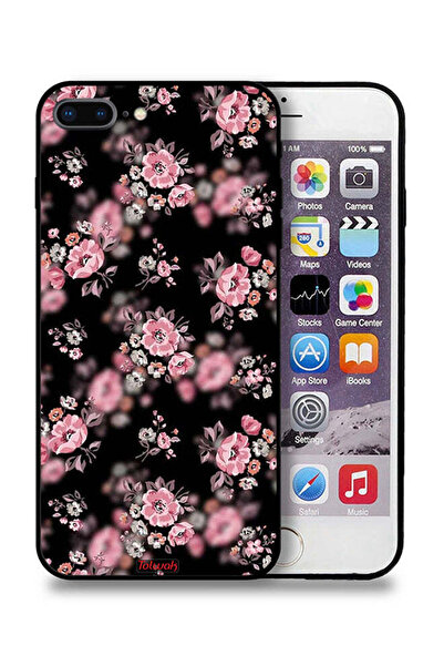 Tolwak جراب حماية لجهاز Apple iPhone 7 Plus بنقشة زهور بورتريه