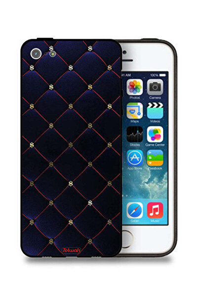 Tolwak حافظة حماية لهاتف ابل ايفون 5/5s/SE بتصميم دولار