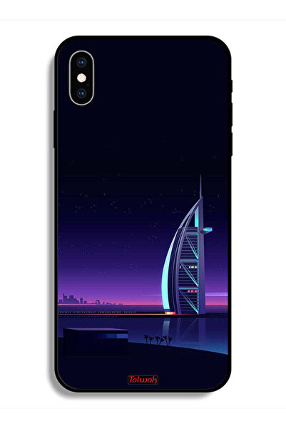 Tolwak جراب حماية لجهاز Apple iPhone X - فن برج العرب الرقمي