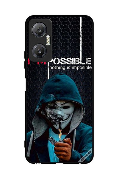 Covernex غطاء حماية لهاتف Infinix Hot 20 - خلفية شاشة I Am Possible، لا شيء مستحيل