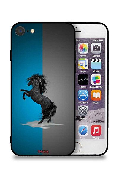 Tolwak غطاء حماية لجهاز Apple iPhone 8 بتصميم فن الحصان