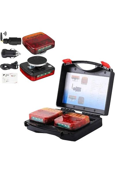 Xentech Light Set of 2 WIFI Magnetic Lights Xentech Light with Wireless Control 12/24V Battery 3.7V/2000mAh Cable