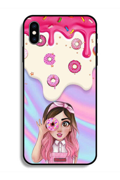 Tolwak جراب واقٍ لهاتف Apple iPhone X يحمل دونات