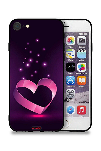 Tolwak غطاء حماية لجهاز Apple iPhone 8 بتصميم قلب