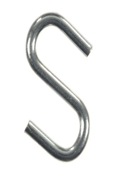 ACE 8-Piece Long Lasting Zinc Plated Steel S-Hook