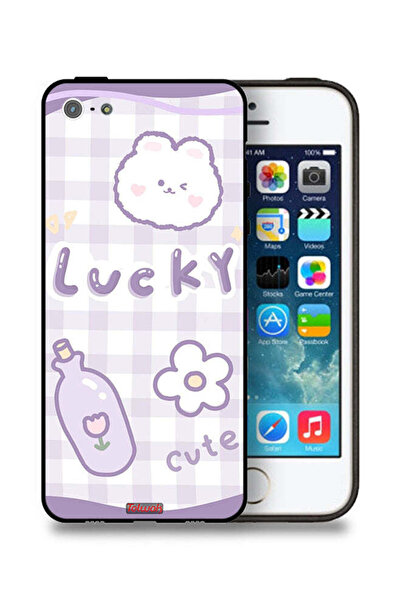 Tolwak جراب حماية لاكي كيوت لجهاز آيفون 5/5s/SE من آبل