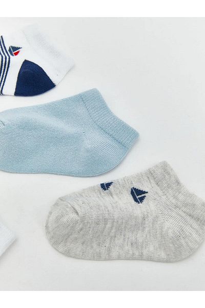 LC Waikiki Чорапи за бебешки ботуши с щампа LCW baby, 5 броя (S5)