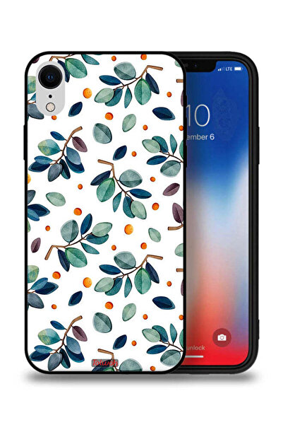 Tolwak غطاء حماية لهاتف Apple iPhone XR بنقشة أوراق الشجر