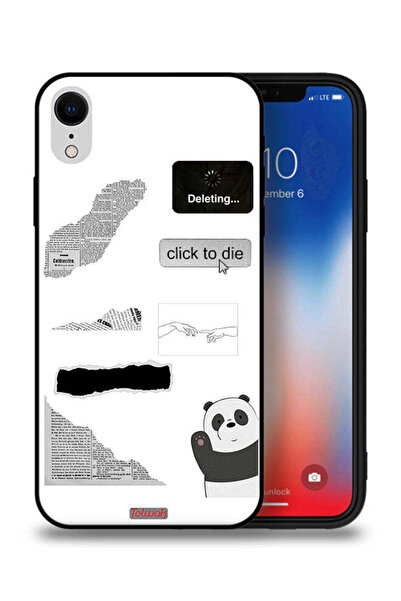 Tolwak جراب حماية لجهاز Apple iPhone XR بتصميم باندا