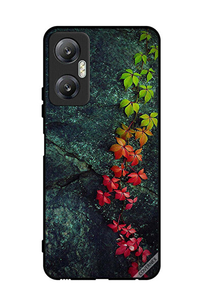 Covernex غطاء حماية لهاتف Infinix Hot 20 بأوراق جميلة
