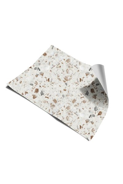 Bigaimaj Kitchen Countertop Self Adhesive Foil Finish Terrazzo Pattern