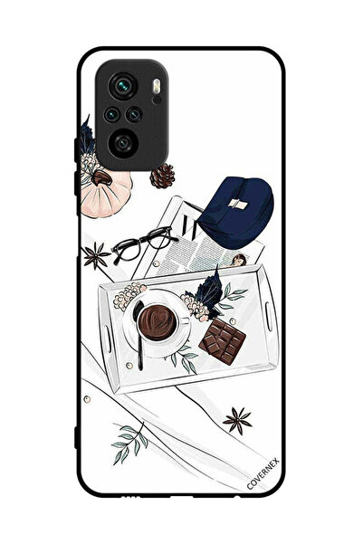 Covernex غطاء حماية لهاتف Poco M5s 4G بنقشة فن القهوة والشوكولاتة