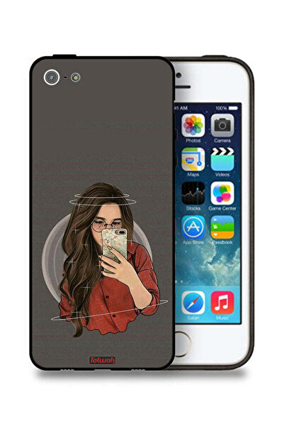 Tolwak جراب حماية لهاتف Apple iPhone 5/5s/SE لالتقاط صور سيلفي