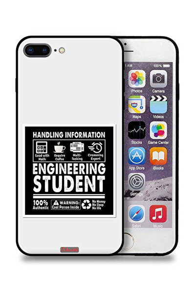 Tolwak جراب حماية لجهاز Apple iPhone 7 Plus - ملصق طالب هندسة