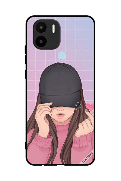 Covernex غطاء حماية لهاتف شاومي ريدمي A1 بلس - قبعة سناب لوف جيرل