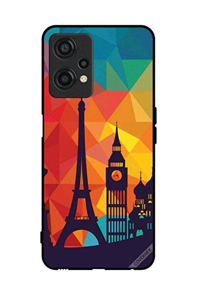 Covernex غطاء حماية لهاتف OnePlus Nord CE 2 Lite 5G بنمط باريس الملون