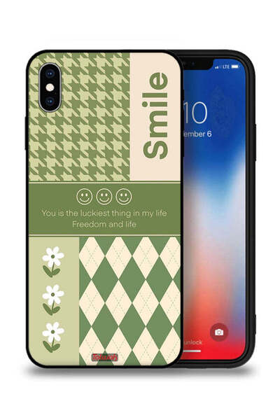 Tolwak جراب حماية لجهاز Apple iPhone XS - الابتسامة هي أسعد شيء في حياتي