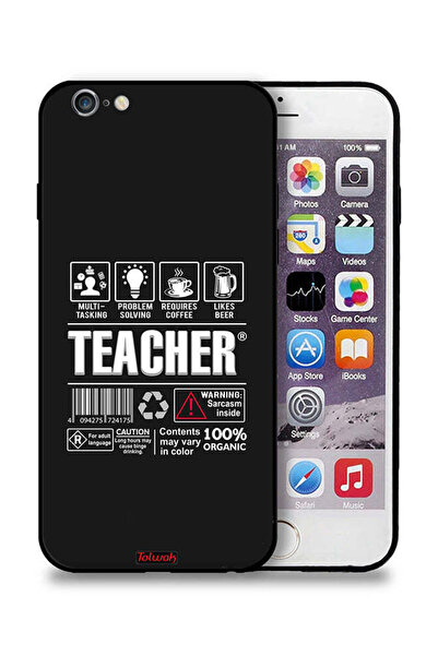 Tolwak جراب حماية لجهاز Apple iPhone 6/6s - ملصق المعلم