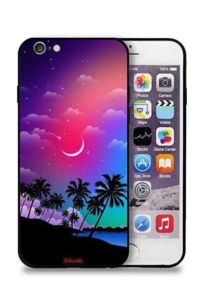Tolwak Apple iPhone 6/6s Protective Case Moon In Night Art
