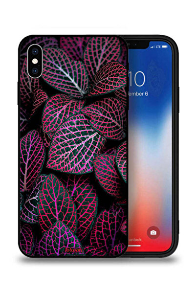 Tolwak غطاء حماية لجهاز Apple iPhone XS - أوراق سالجا