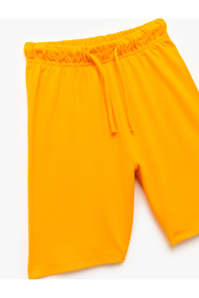 Koton Pamuklu Beli Bağcıklı Basic Şort