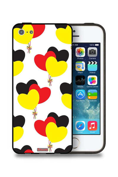 Tolwak غطاء حماية بتصميم ثلاثة قلوب لهاتف Apple iPhone 5/5s/SE