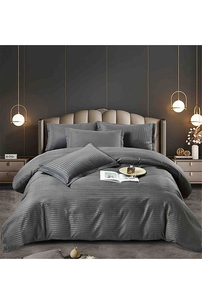 CHIRASO CHIRASO Premium Damask Bedding, 6 Pieces, Classic Sheet 230x250 cm, 4 Pillowcases
