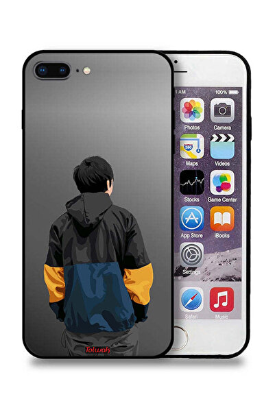 Tolwak جراب حماية لجهاز Apple iPhone 7 Plus بتصميم صورة صبي