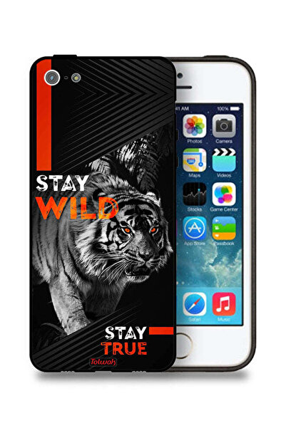 Tolwak جراب حماية لجهاز Apple iPhone 5/5s/SE - حافظ على البرية - حافظ على الح...