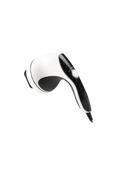 vivo Aparat de masaj, alb-negru, cu 4 accesorii, MASAJ