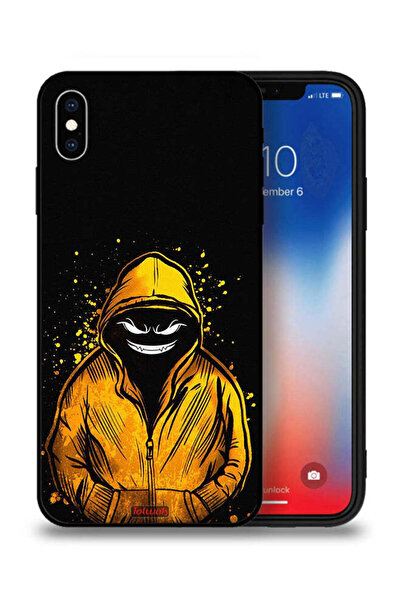 Tolwak جراب حماية لجهاز Apple iPhone XS برسومات مارشميلو بوي