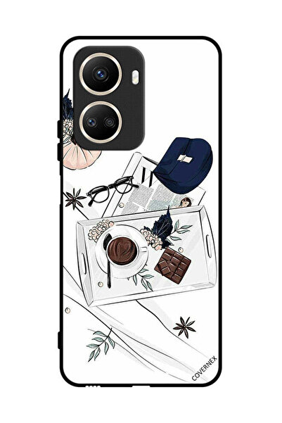 Covernex غطاء حماية لهاتف هواوي نوفا 10 إس إي - تصميم فن القهوة والشوكولاتة