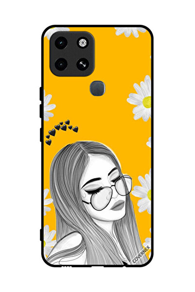 Covernex Protective Case Cover For Infinix Smart 6 Glasses Girl Art