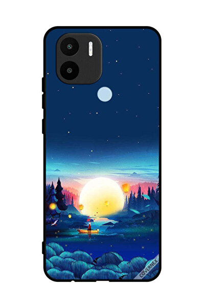 Covernex غطاء حماية لهاتف Xiaomi Redmi A1 Plus مع منظر غروب الشمس