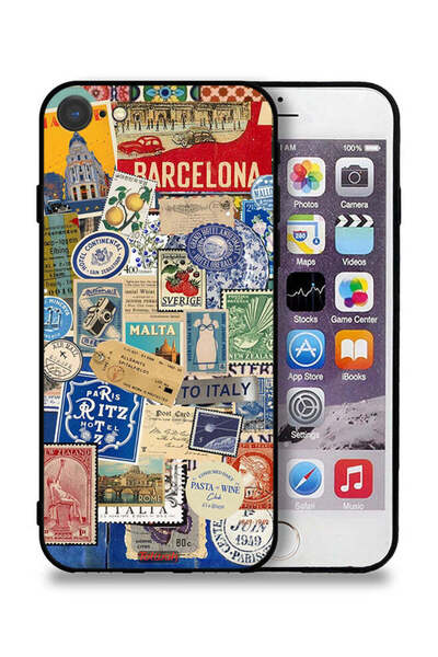 Tolwak ملصقات حماية لجهاز Apple iPhone 8 لمدن مختلفة