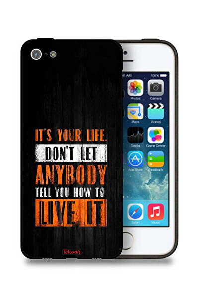 Tolwak جراب حماية Apple iPhone 5/5s/SE "Its Your Life"