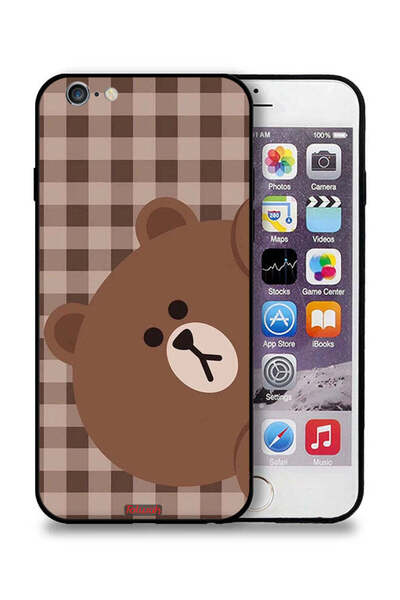 Tolwak غطاء حماية على شكل دب لجهاز Apple iPhone 6/6s