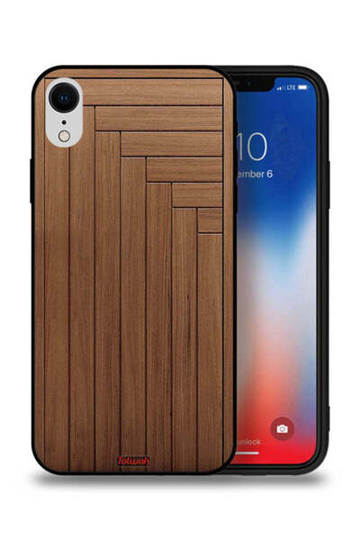 Tolwak جراب حماية لجهاز Apple iPhone XR بنمط باب