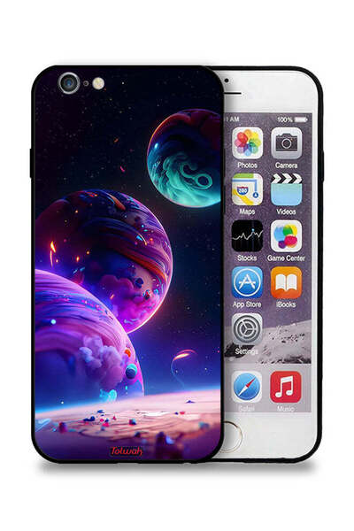 Tolwak غطاء حماية بتصميم كوكبي لهاتف Apple iPhone 6 Plus/6s Plus